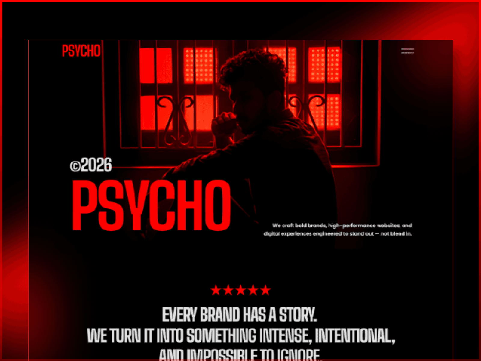 Psycho · Premium Creative Agency Template