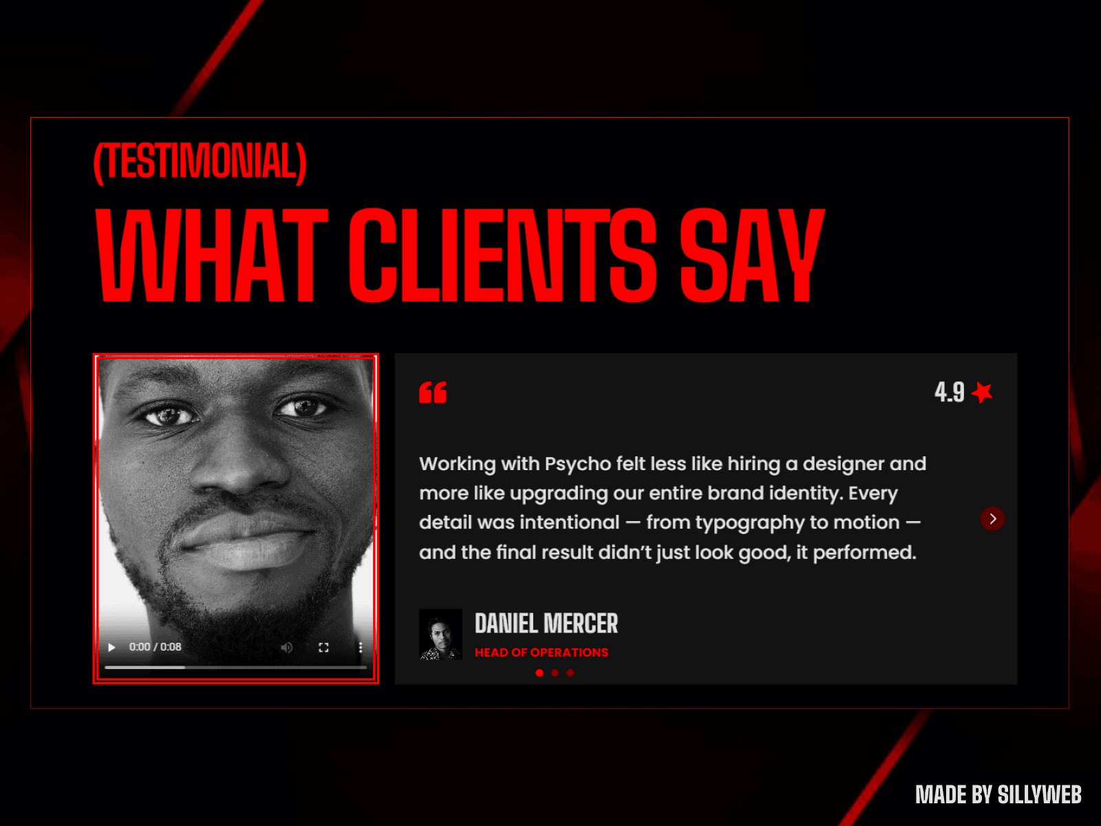 Psycho · Premium Creative Agency Template preview 4